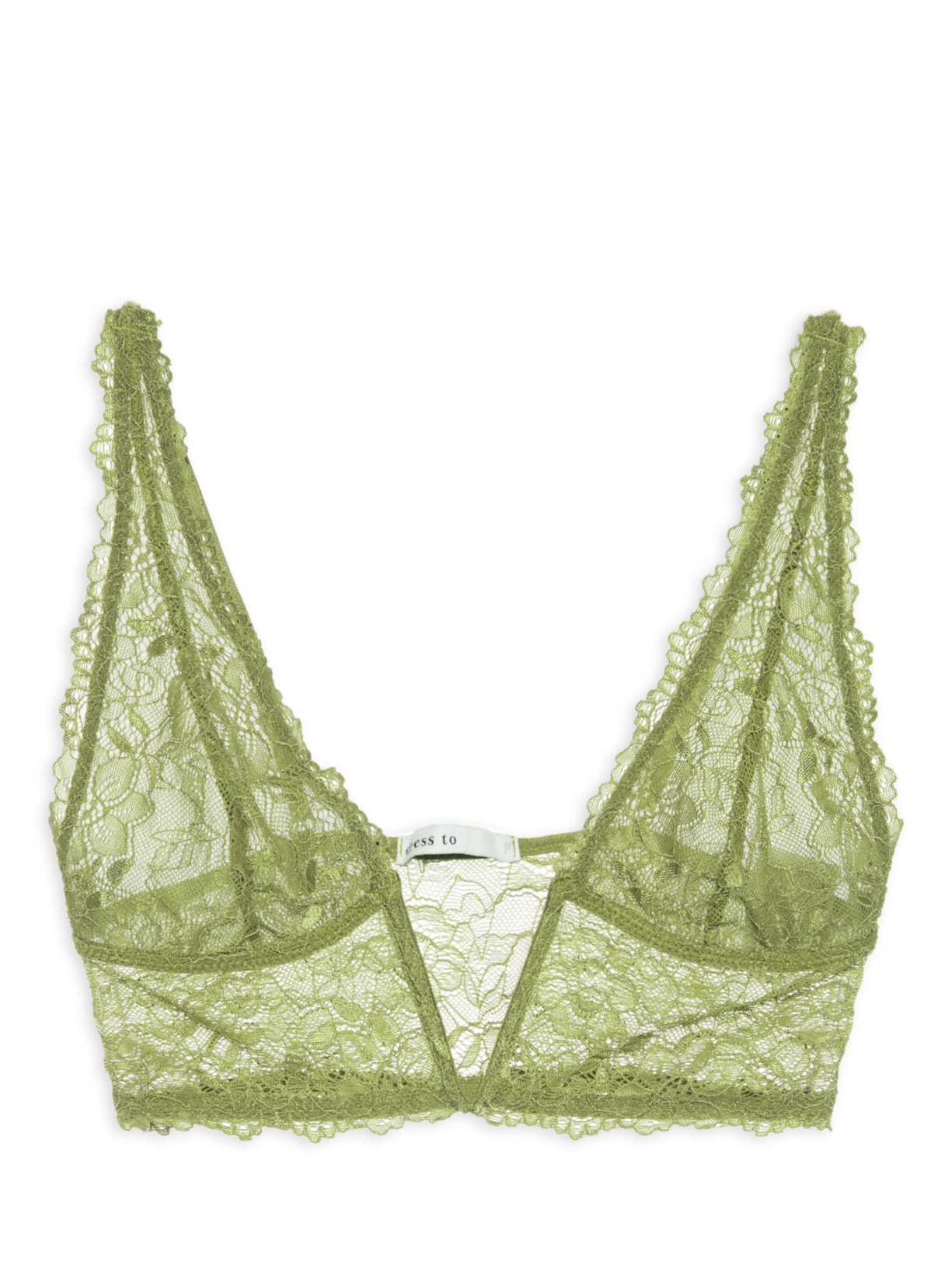 Top V Renda - Verde