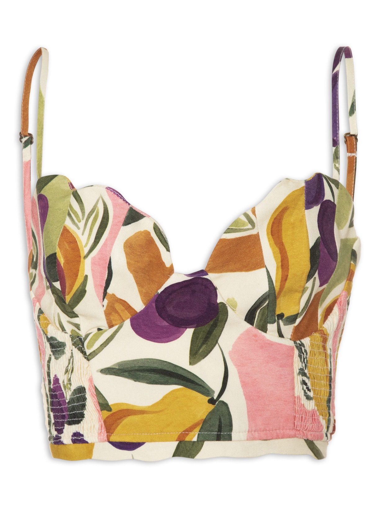 Top Vento De Fruta - Bege