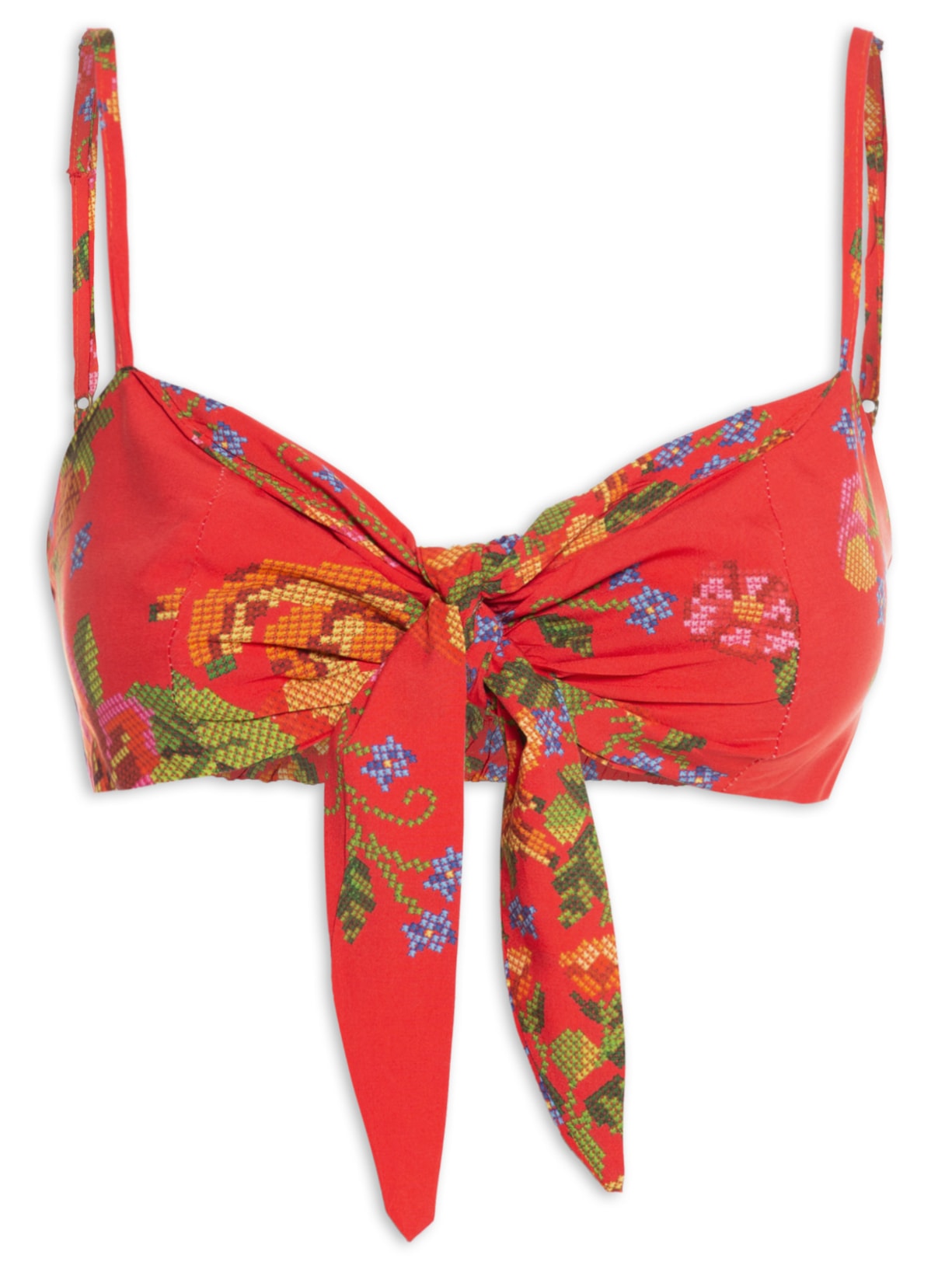 Top Vitamina De Verão E - Vermelho