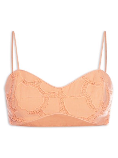Top Vivado Rose Gold Laise - Laranja