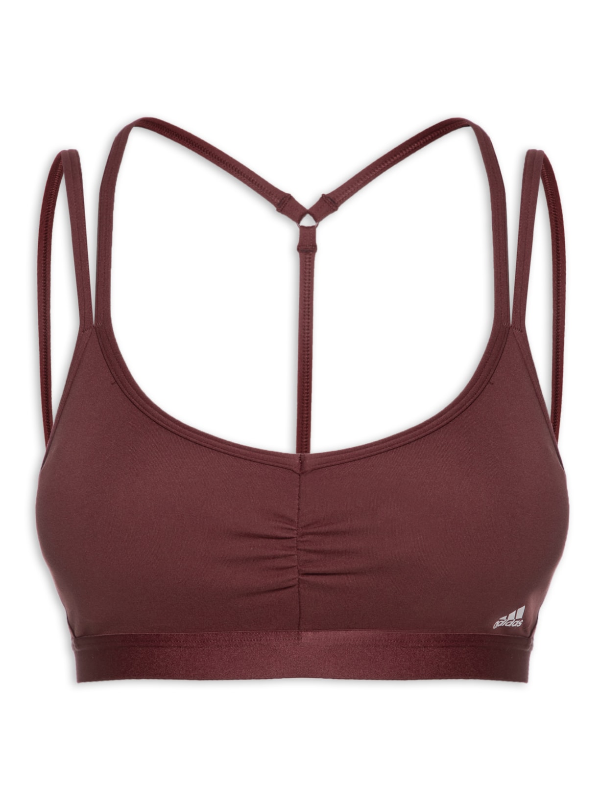 Top Yoga Essentials Suporte Leve - Vermelho