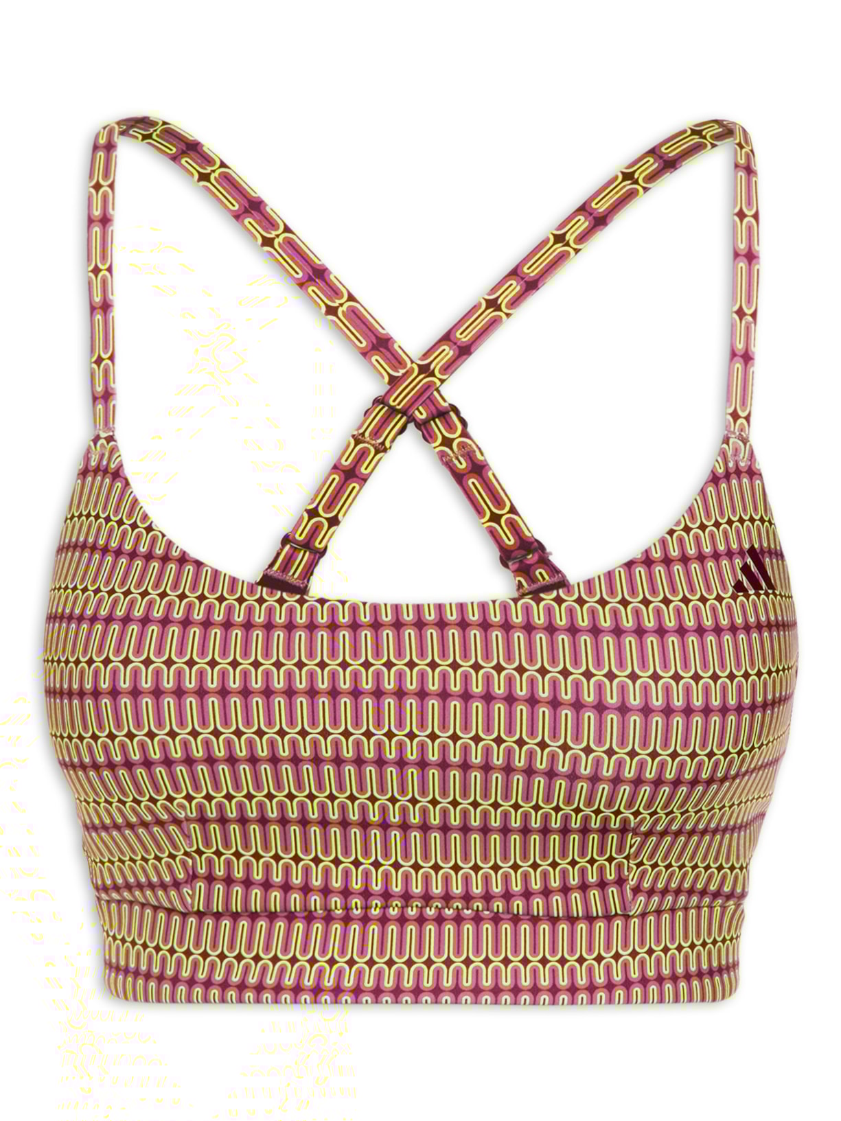 Top Yoga Studio Suporte Leve - Vinho