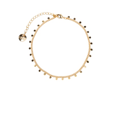 Tornozeleira Feminina Nicole - Dourado