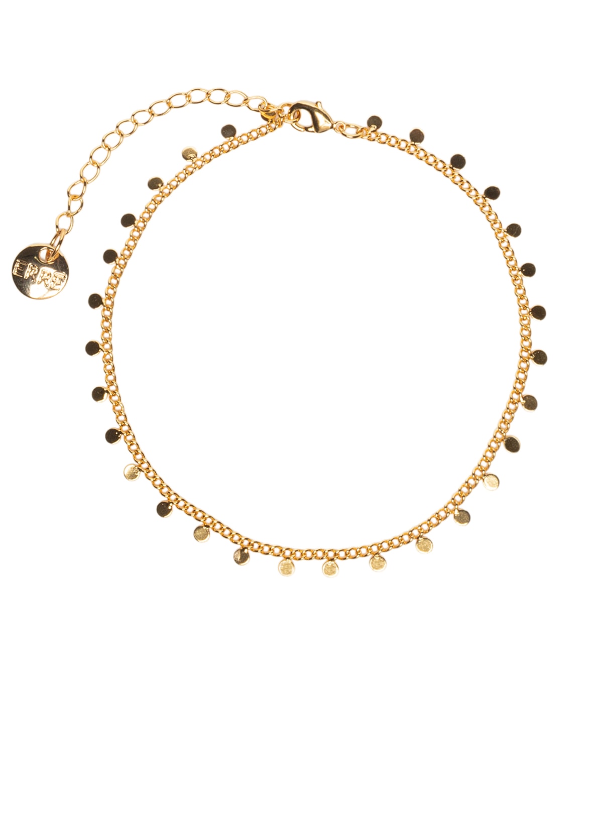 Tornozeleira Feminina Nicole - Dourado