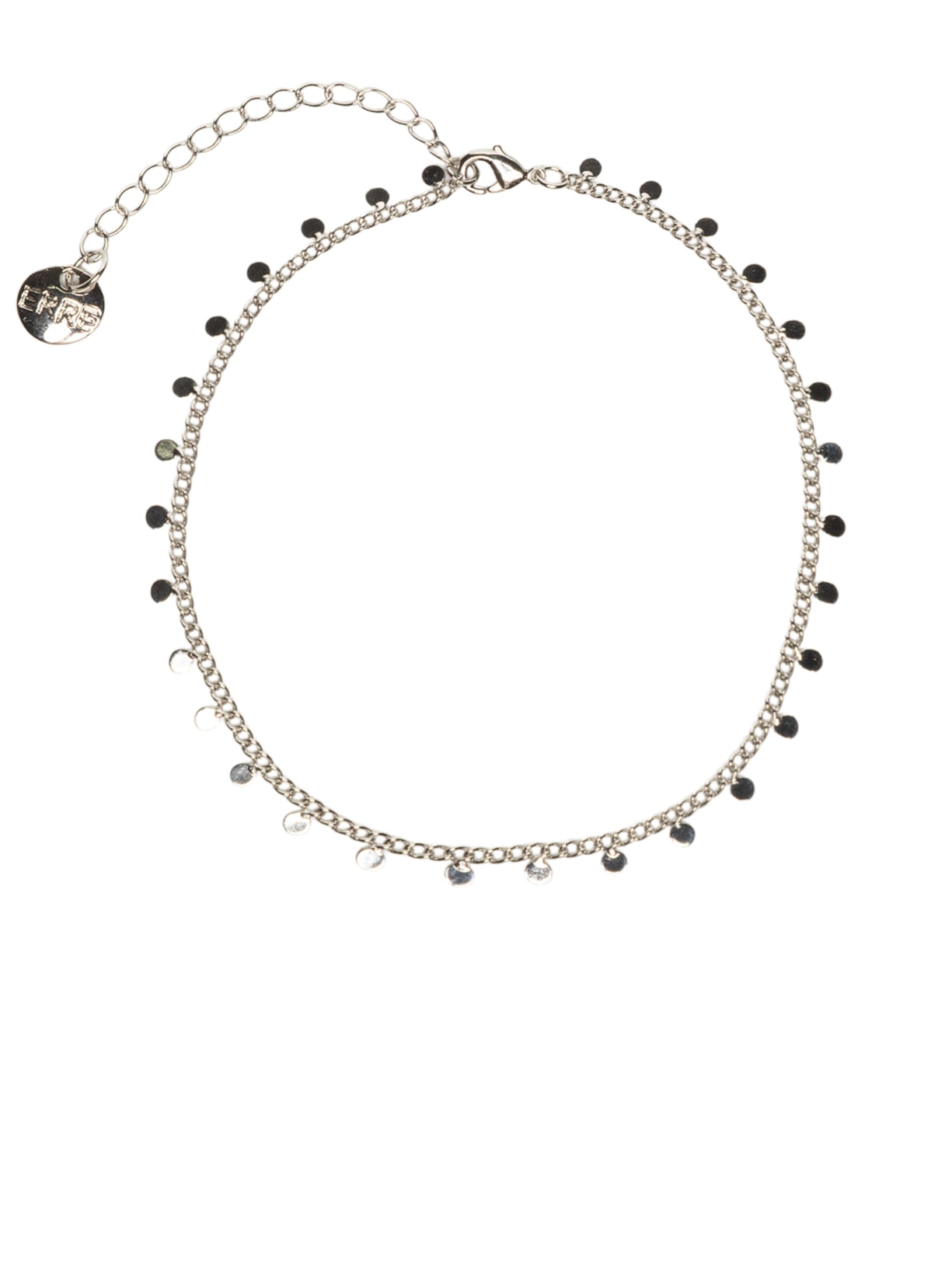 Tornozeleira Feminina Nicole - Prateado