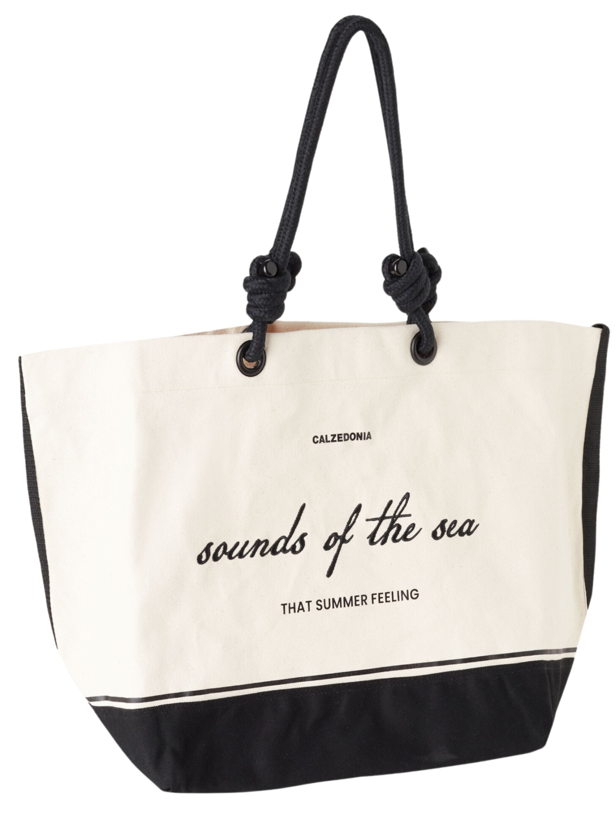 Tote Bag Sounds Of The Sea - Preto