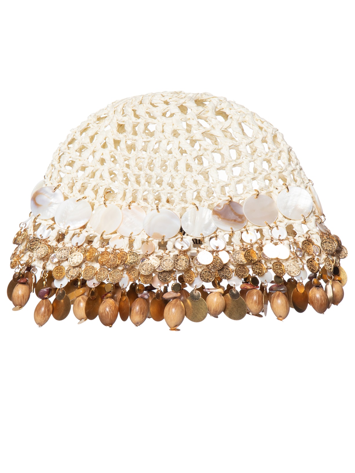 Touca Feminina Bordada - Off White