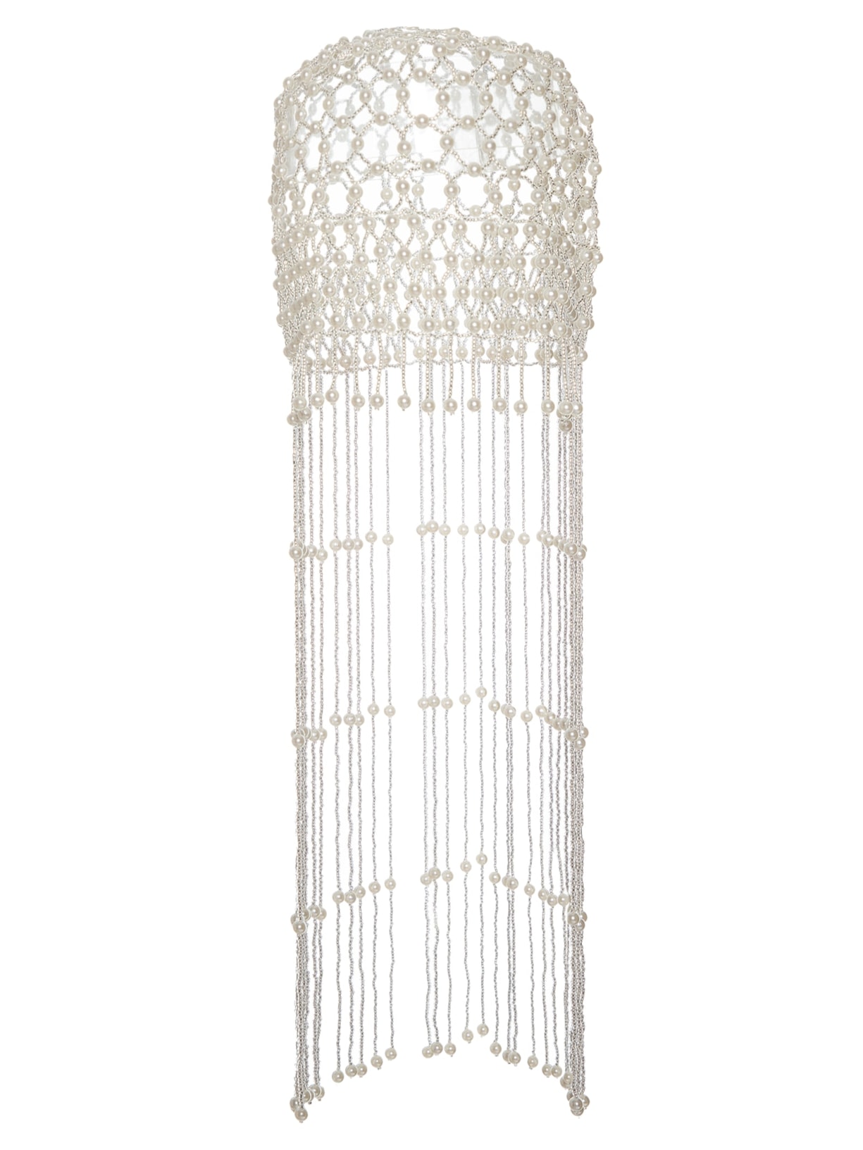 Touca Feminina Pérolas - Off White