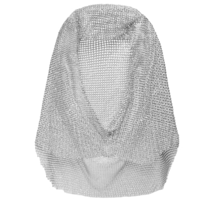 Touca Feminina Strass - Prateado