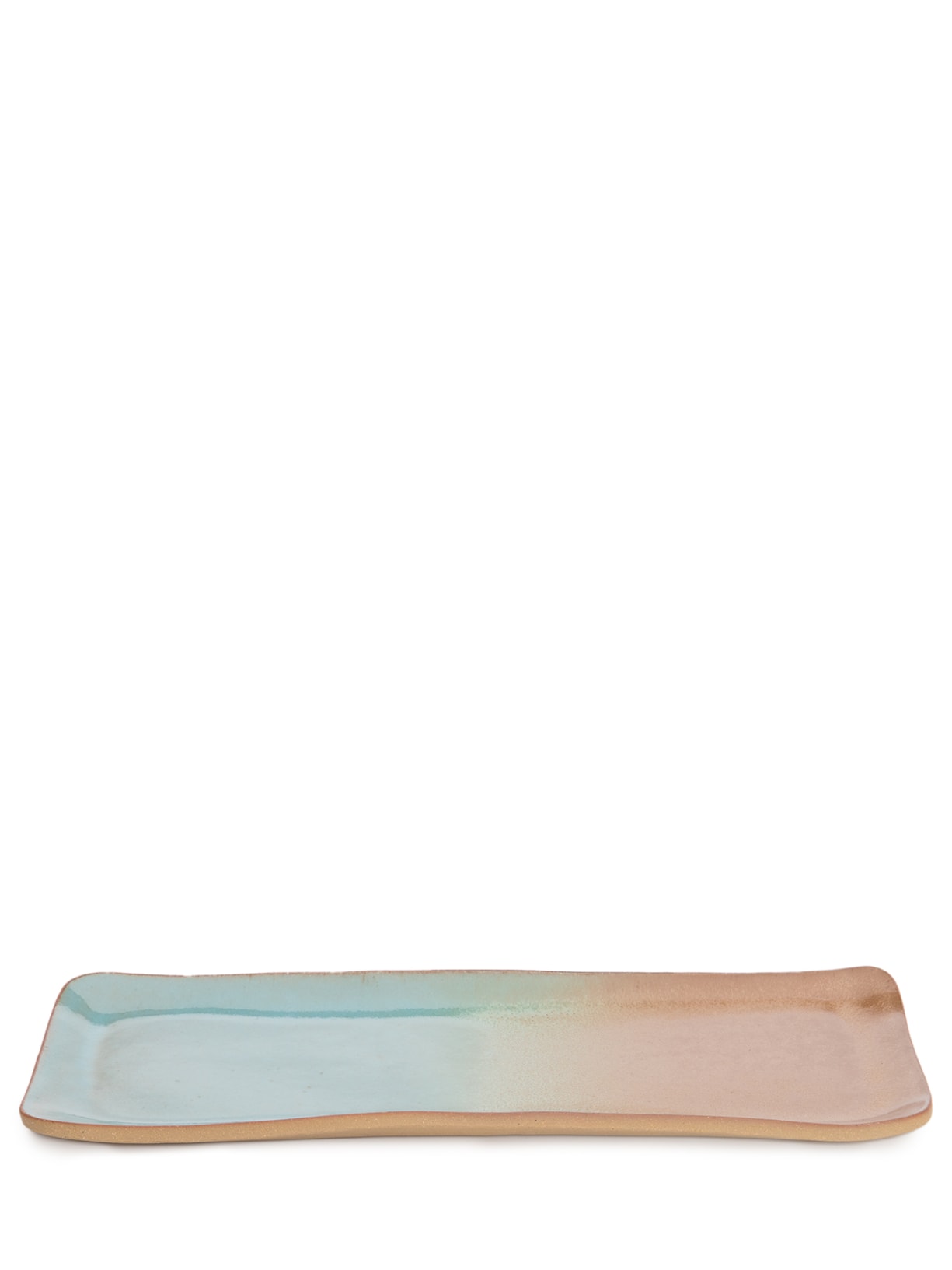 Travessa G Degradê Em Cerâmica 1 Unidade Azul Luli Ateliê