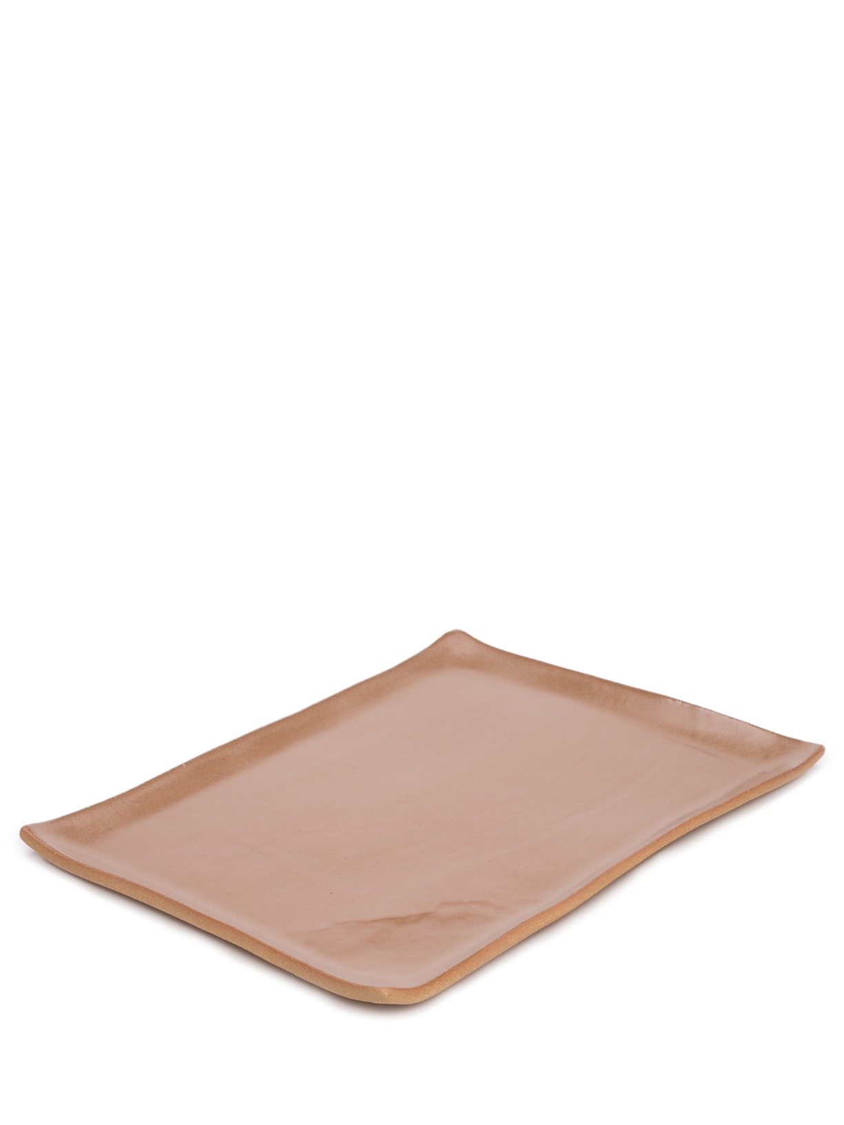 Travessa Retangular Eg Em Cerâmica 1 Peça - Marrom