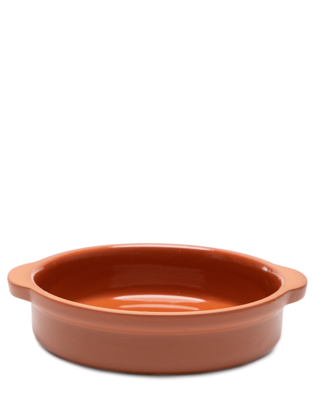 Travessa Taverna redonda em cerâmica 750ml L20xP18xA4,5cm - Marrom