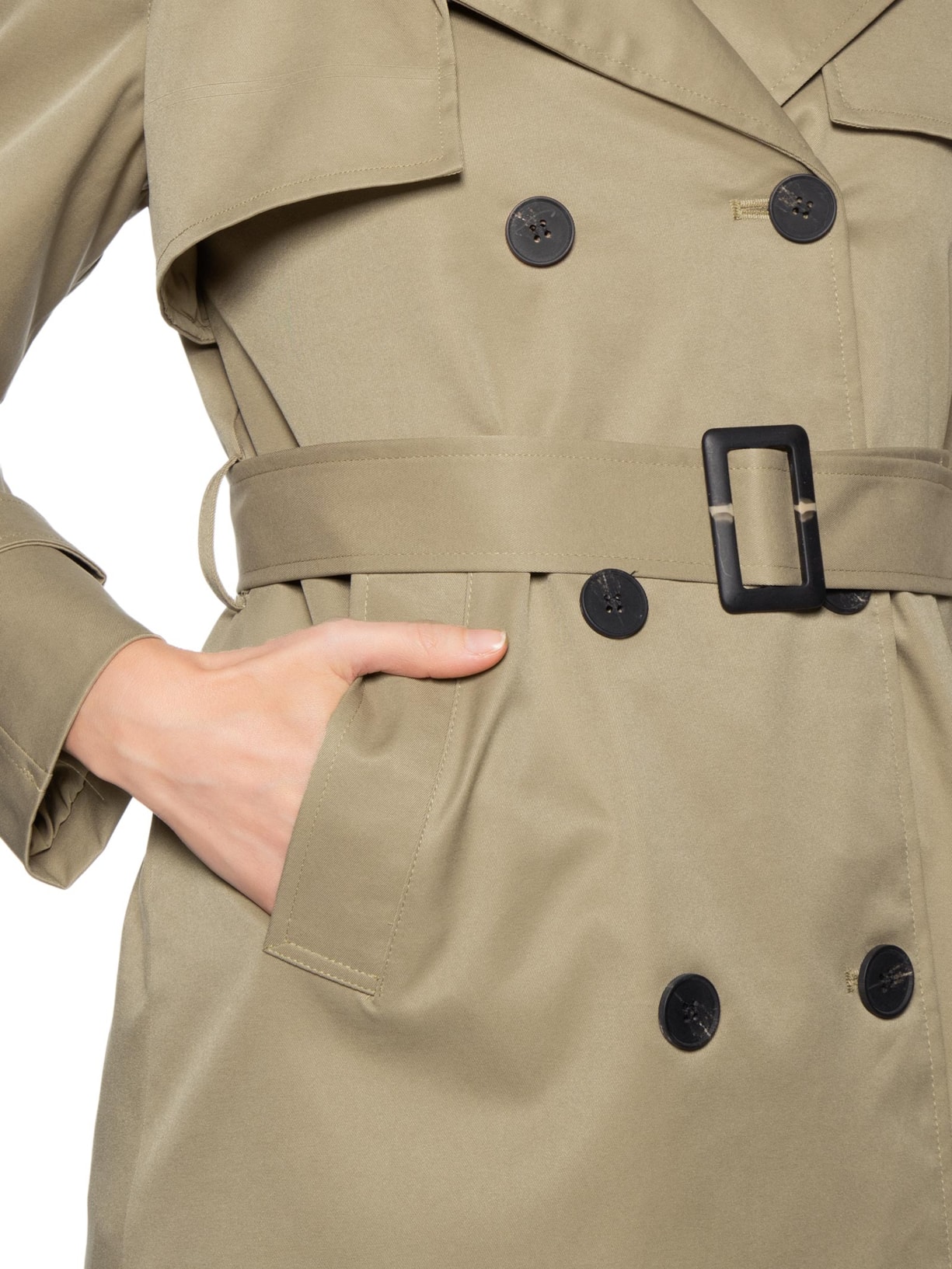 Trench Coat Feminino Com Cinto Bege '2Essential
