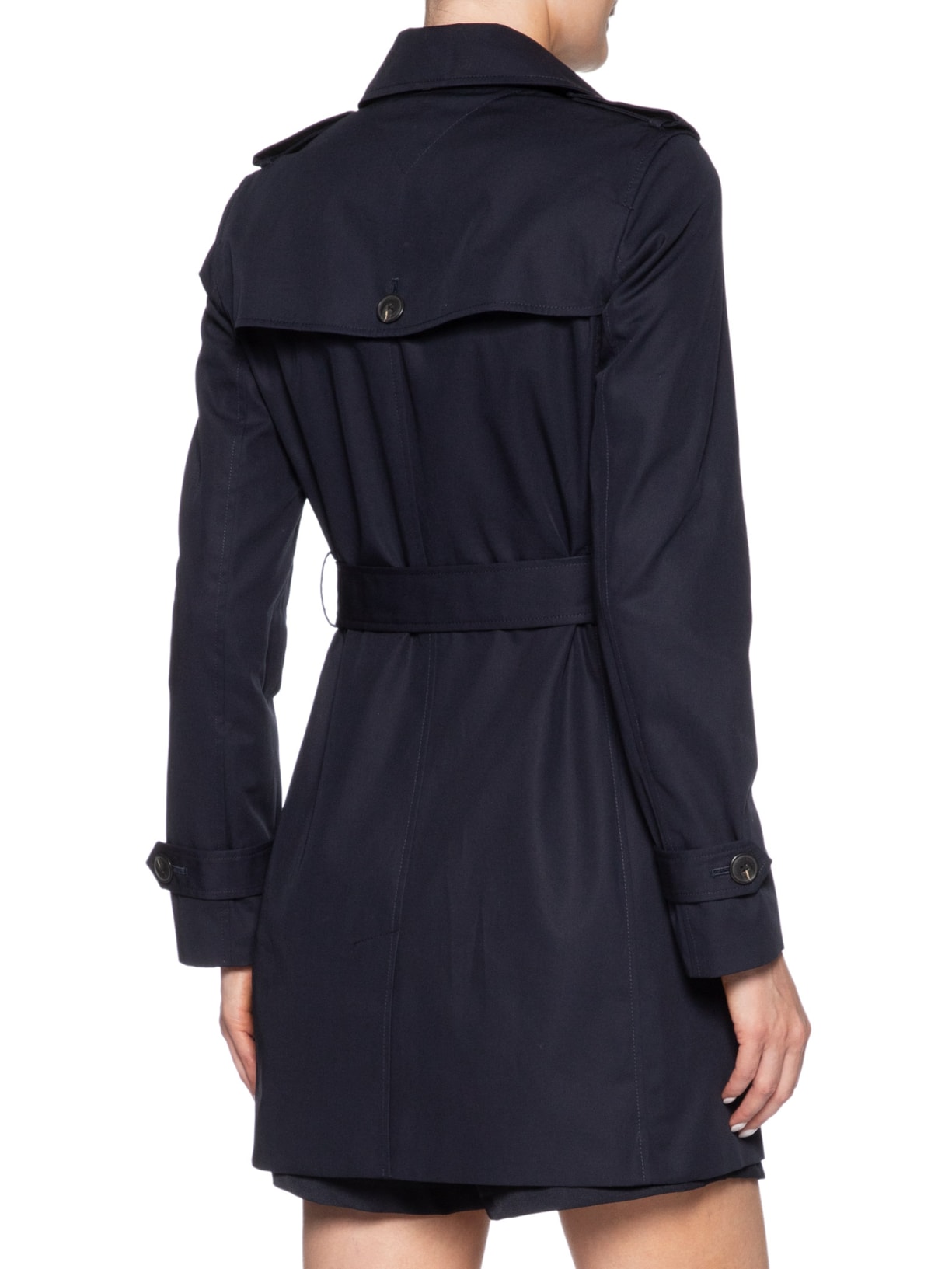 Trench Coat Feminino Heritage Single Breasted – Azul Tommy Hilfiger