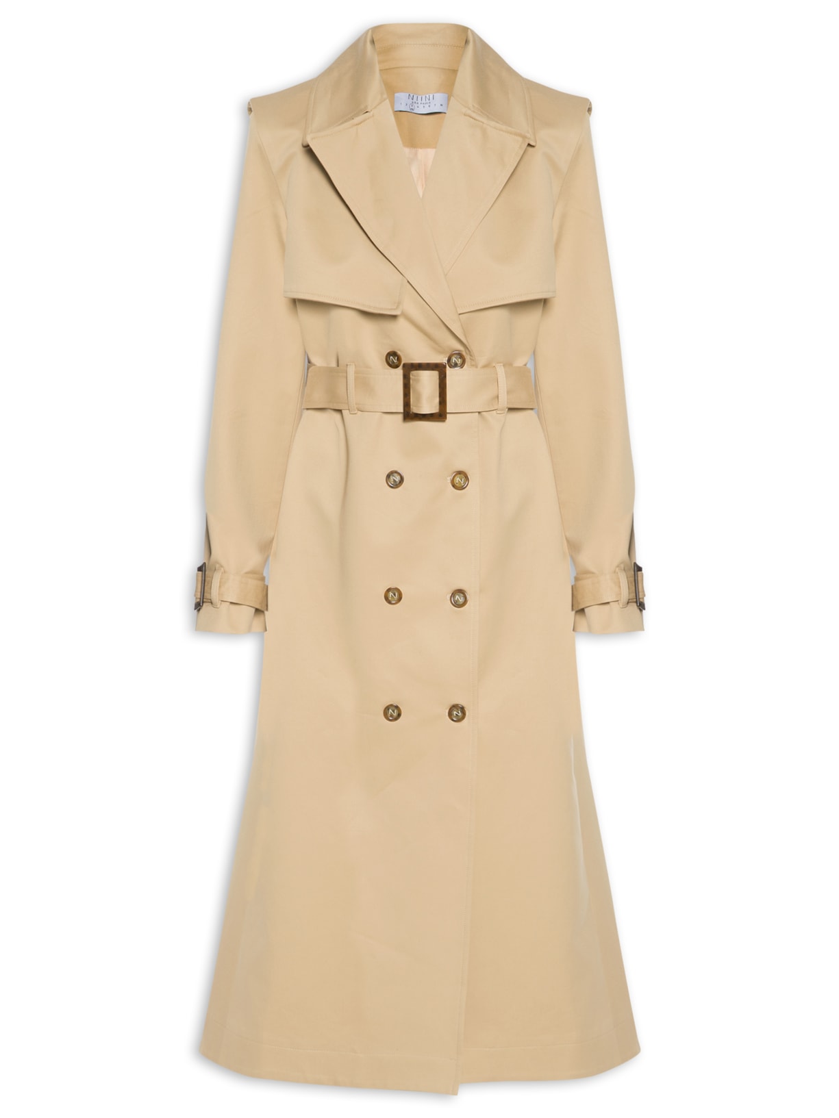 Trench Coat Feminino Louise Bege Niini