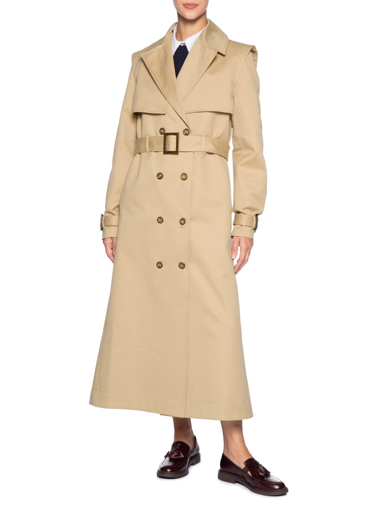Trench Coat Feminino Louise Bege Niini