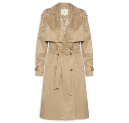 Trench Coat Feminino Ninni - Bege