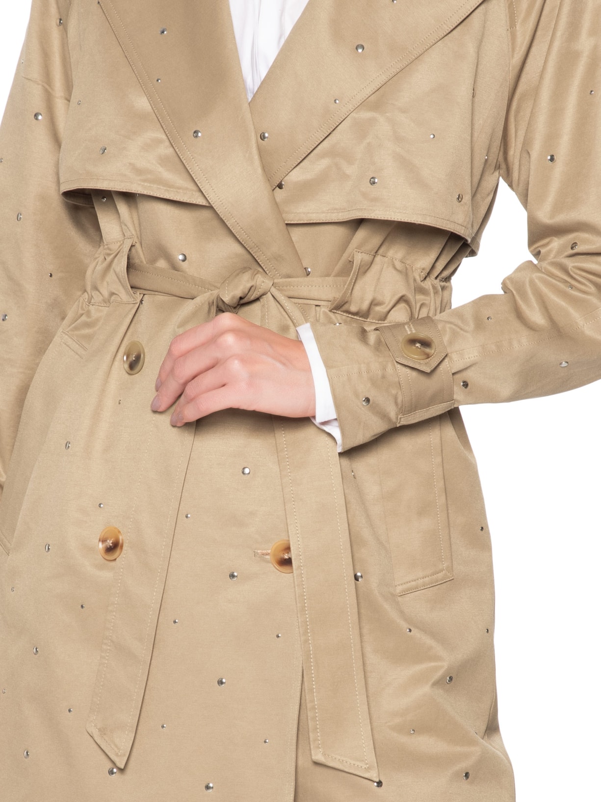 Trench Coat Feminino Ninni Bege Le Lis