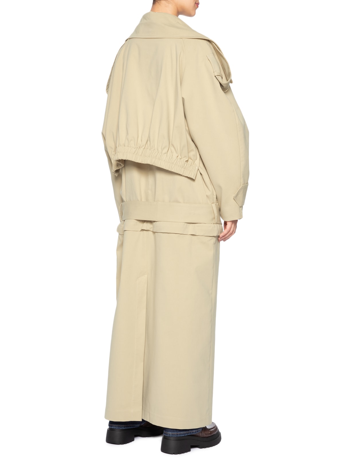Trench Coat Feminino Traço Bege Francesca