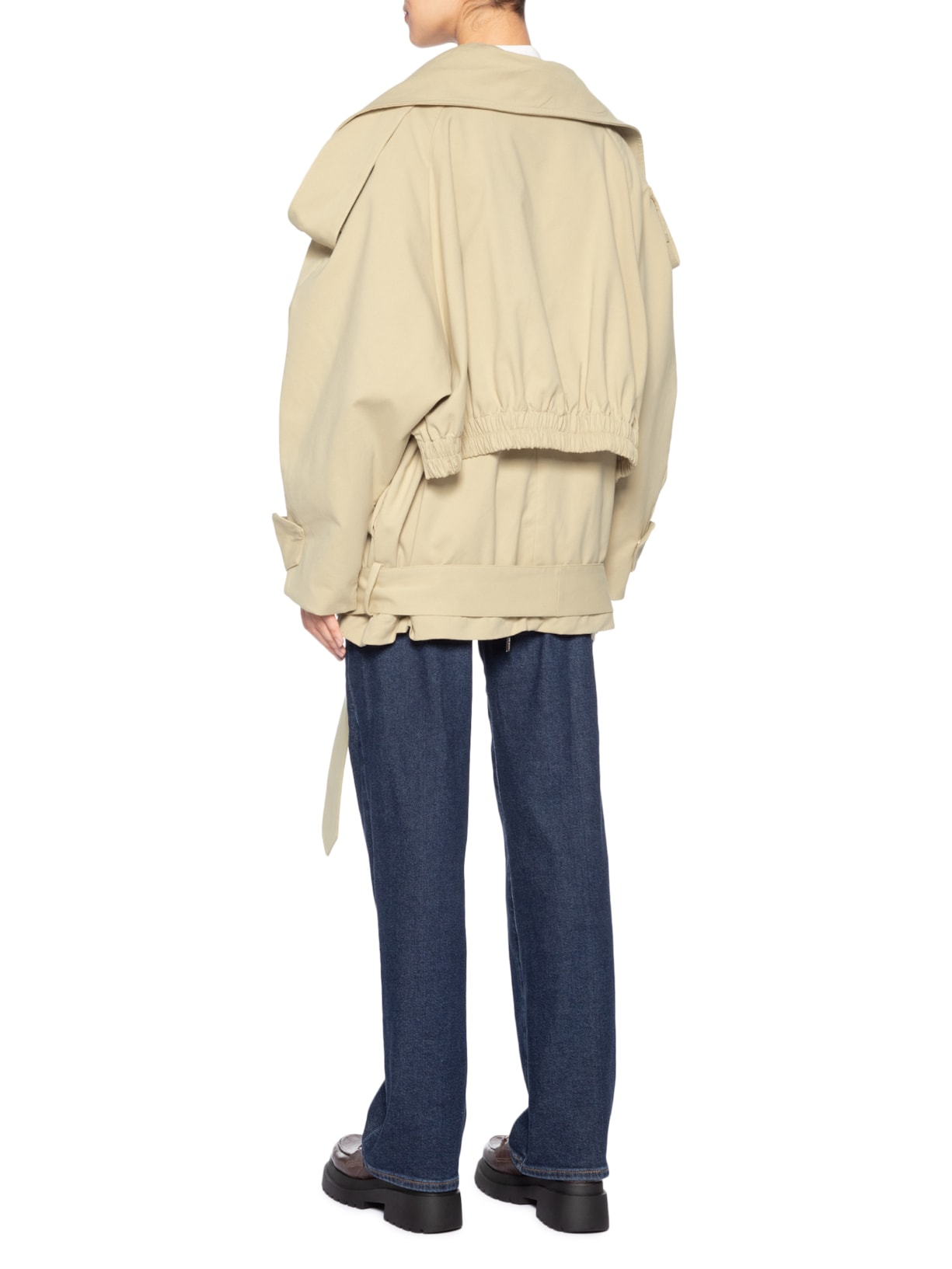 Trench Coat Feminino Traço Bege Francesca