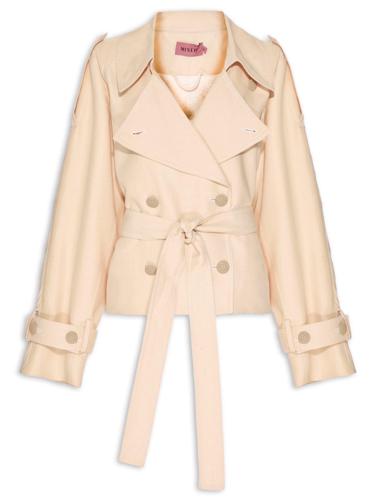 Trench Feminino Leone Bege Mixed