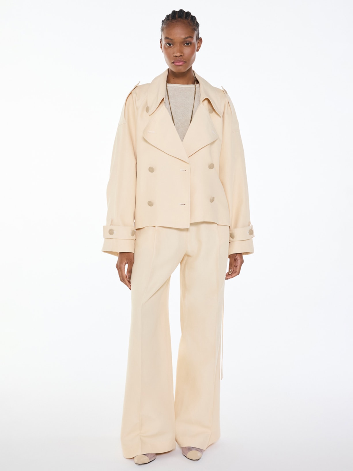 Trench Feminino Leone Bege Mixed