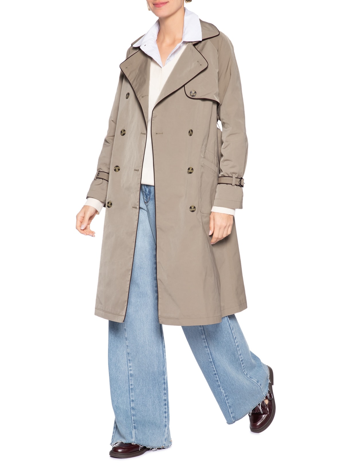 Trench Feminino Maya – Bege Le Lis