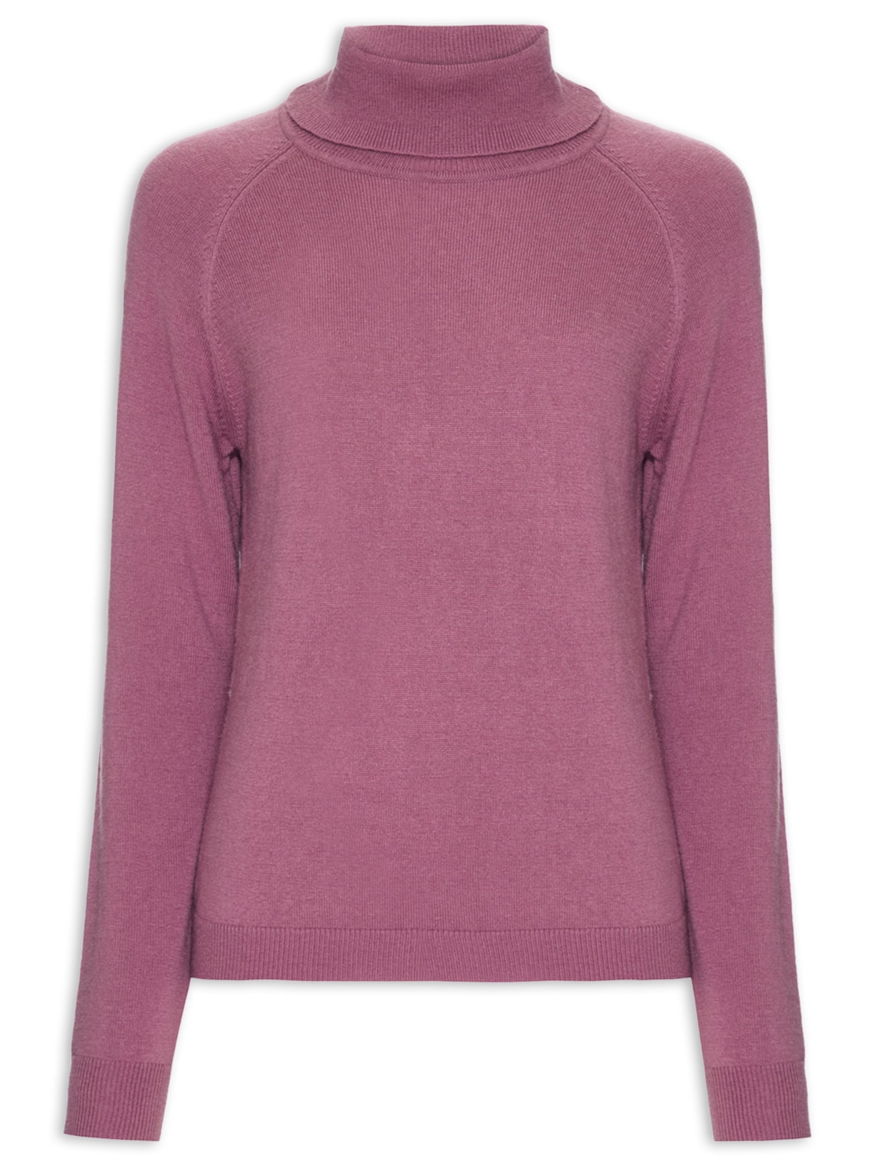 Tricot Feminino Gola Alta I26 Rosa Mixed