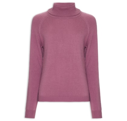 Tricot Feminino Gola Alta I26 - Rosa