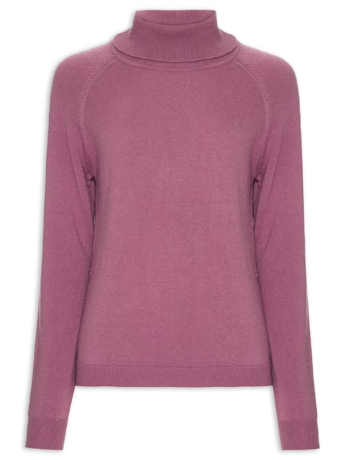 Tricot Feminino Gola Alta I26 - Rosa