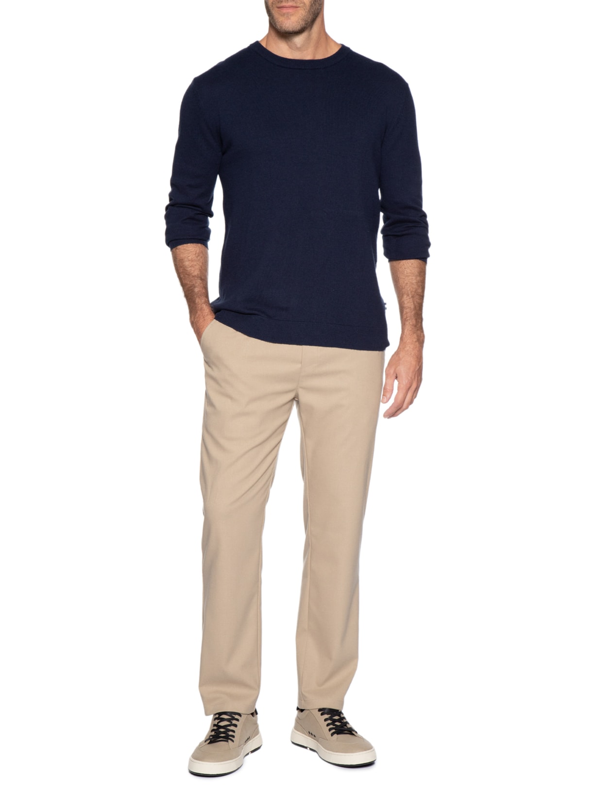 Tricot Masculino Cotton Cashmere – Azul Reserva