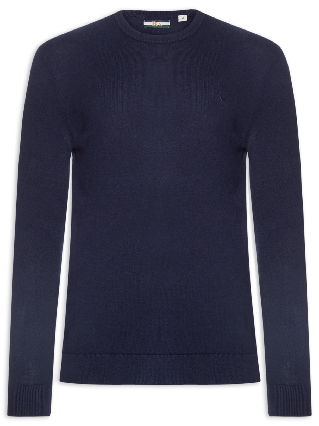 Tricot Masculino Gola Careca - Azul