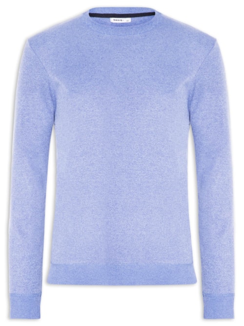 Tricot Masculino Gola Redonda – Azul