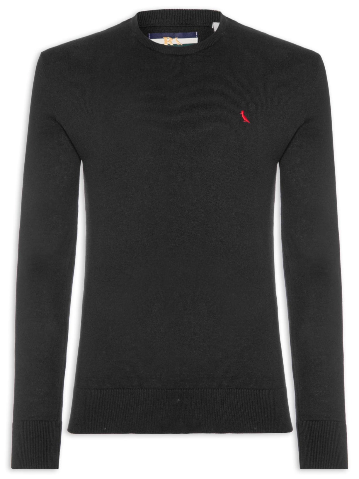 Tricot Masculino Red Bird - Preto