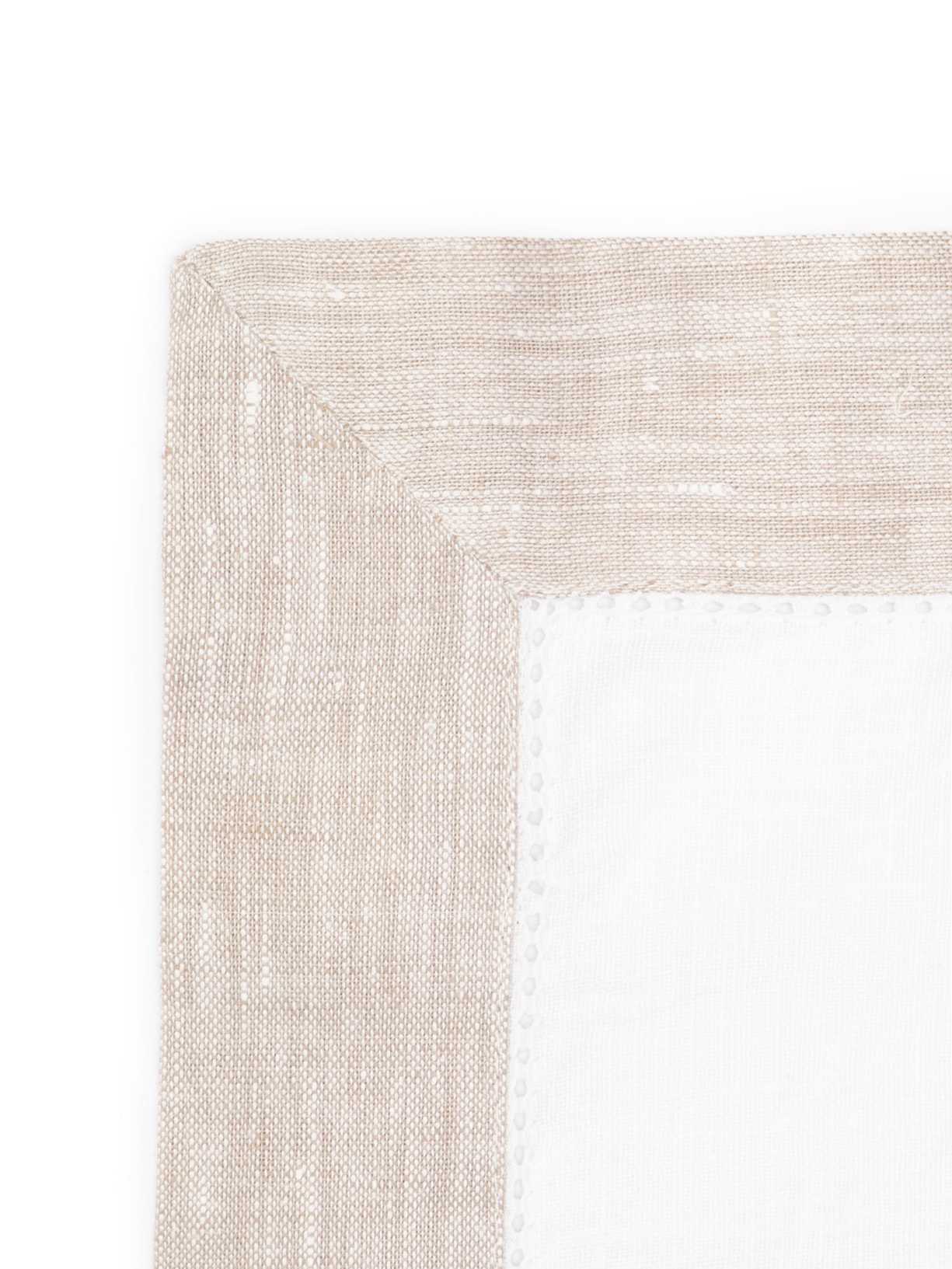 Trilho De Mesa Em Linho 1 Peça Off White '2Home