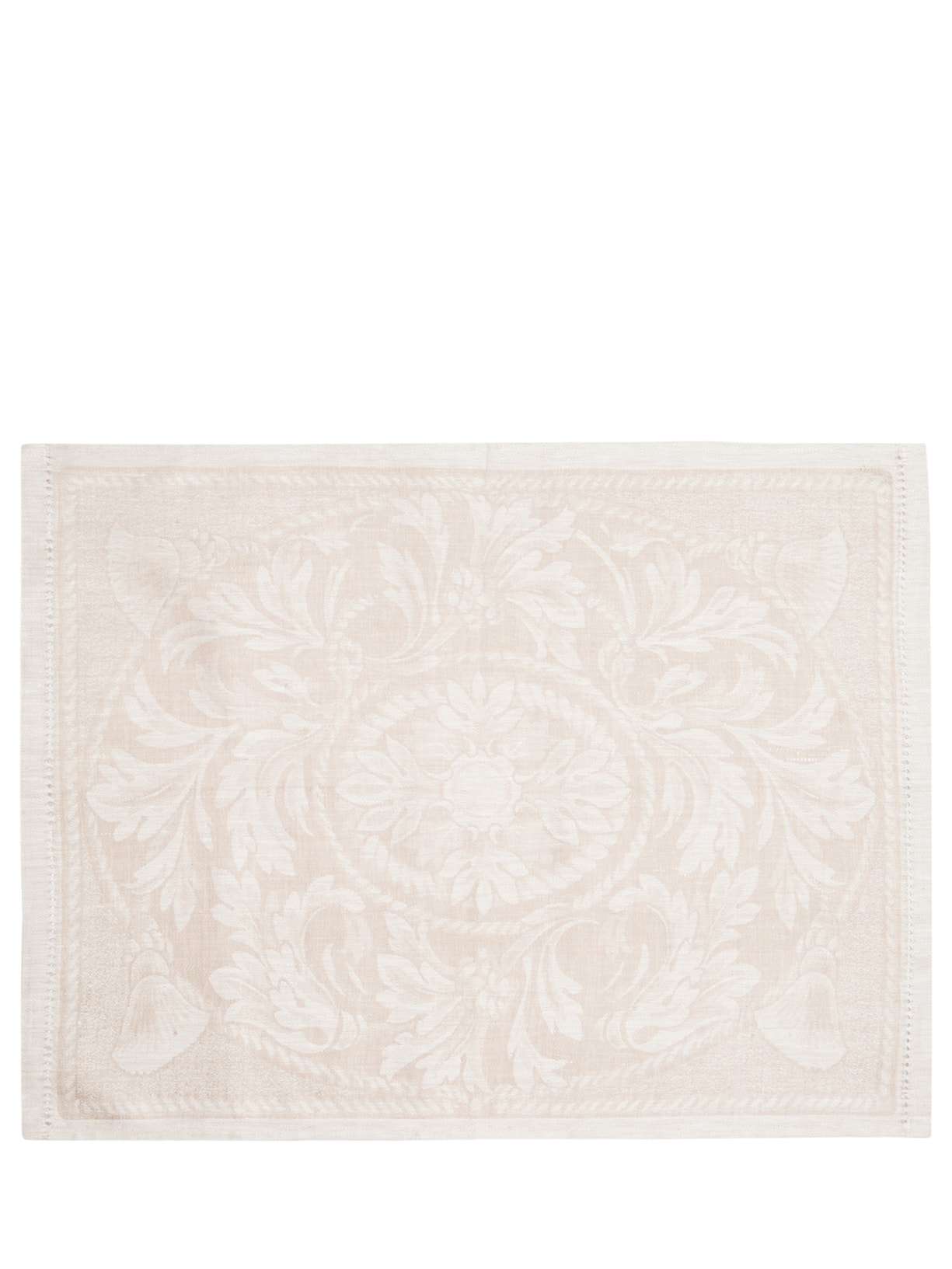 Trilho De Mesa Em Linho Com Ponto Ajour 1 Peça Bege '2Home