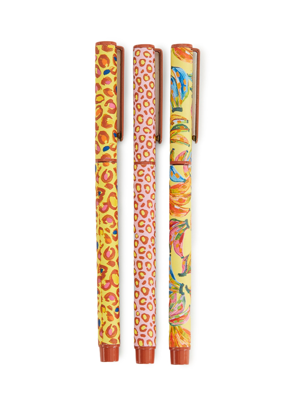 Trio Canetas Cor De Banana - Amarelo