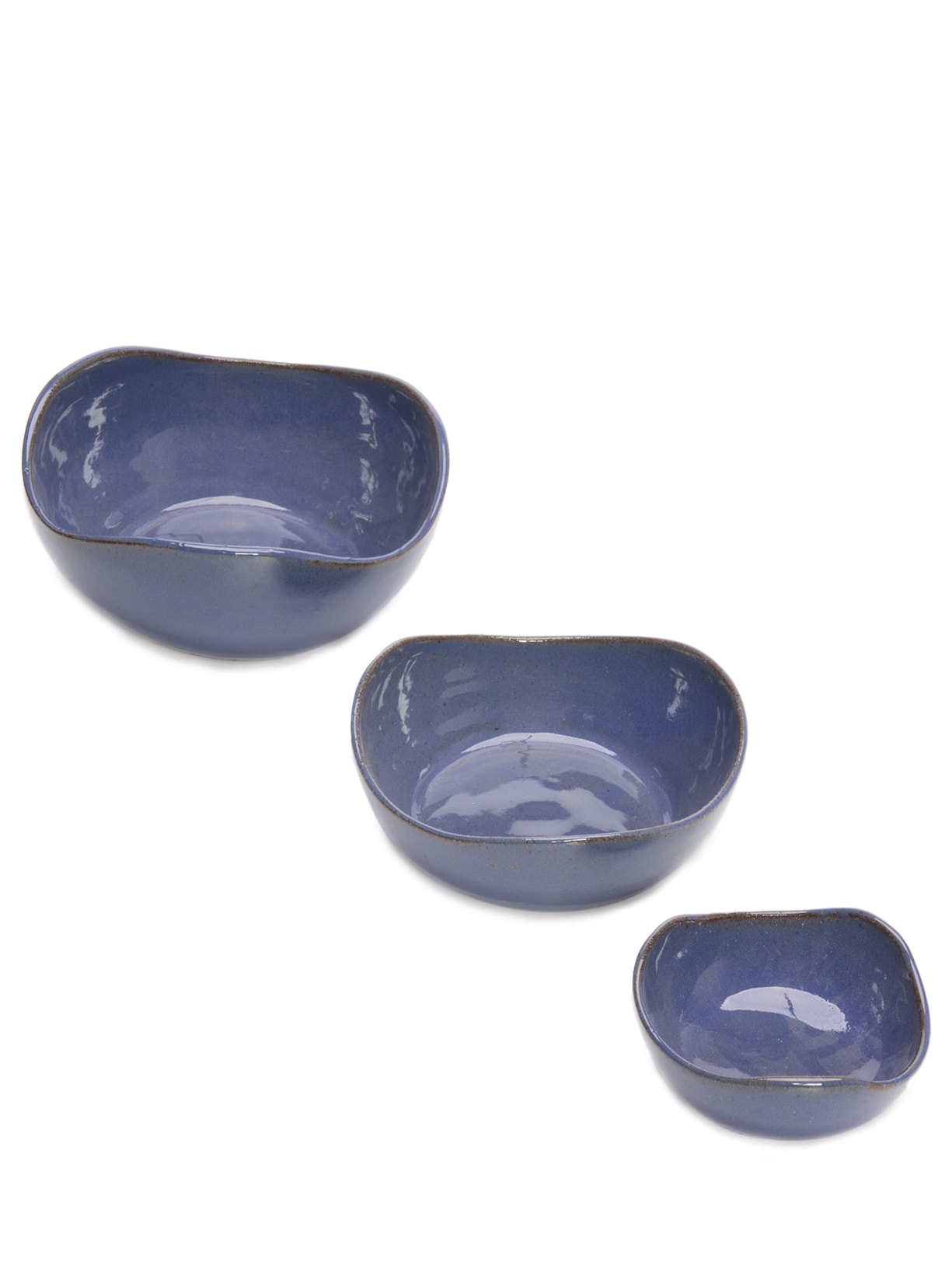 Trio De Bowl Onda P, M, G - Azul