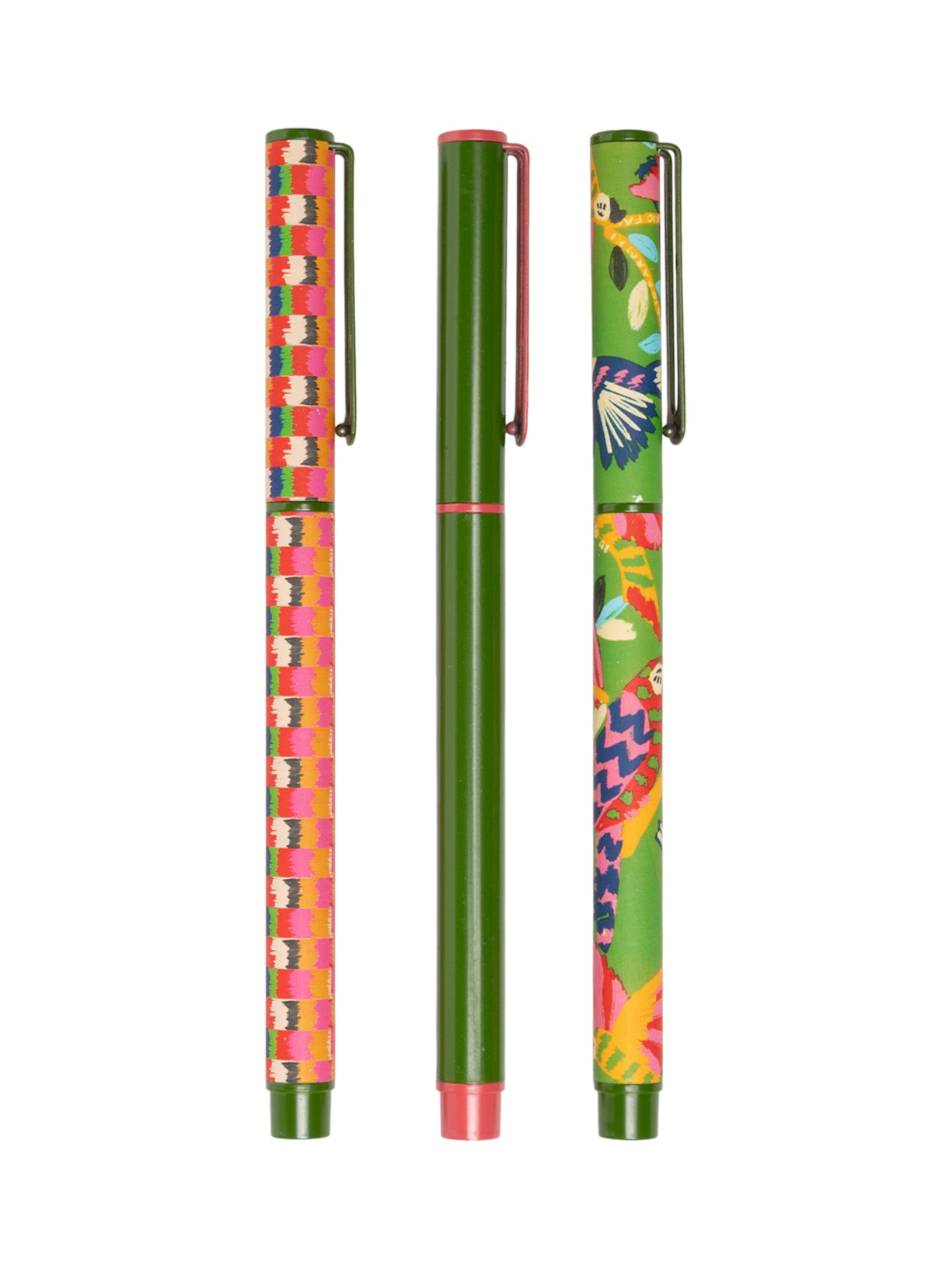 Trio De Canetas Bosque Dos Pássaros Preto Farm Etc