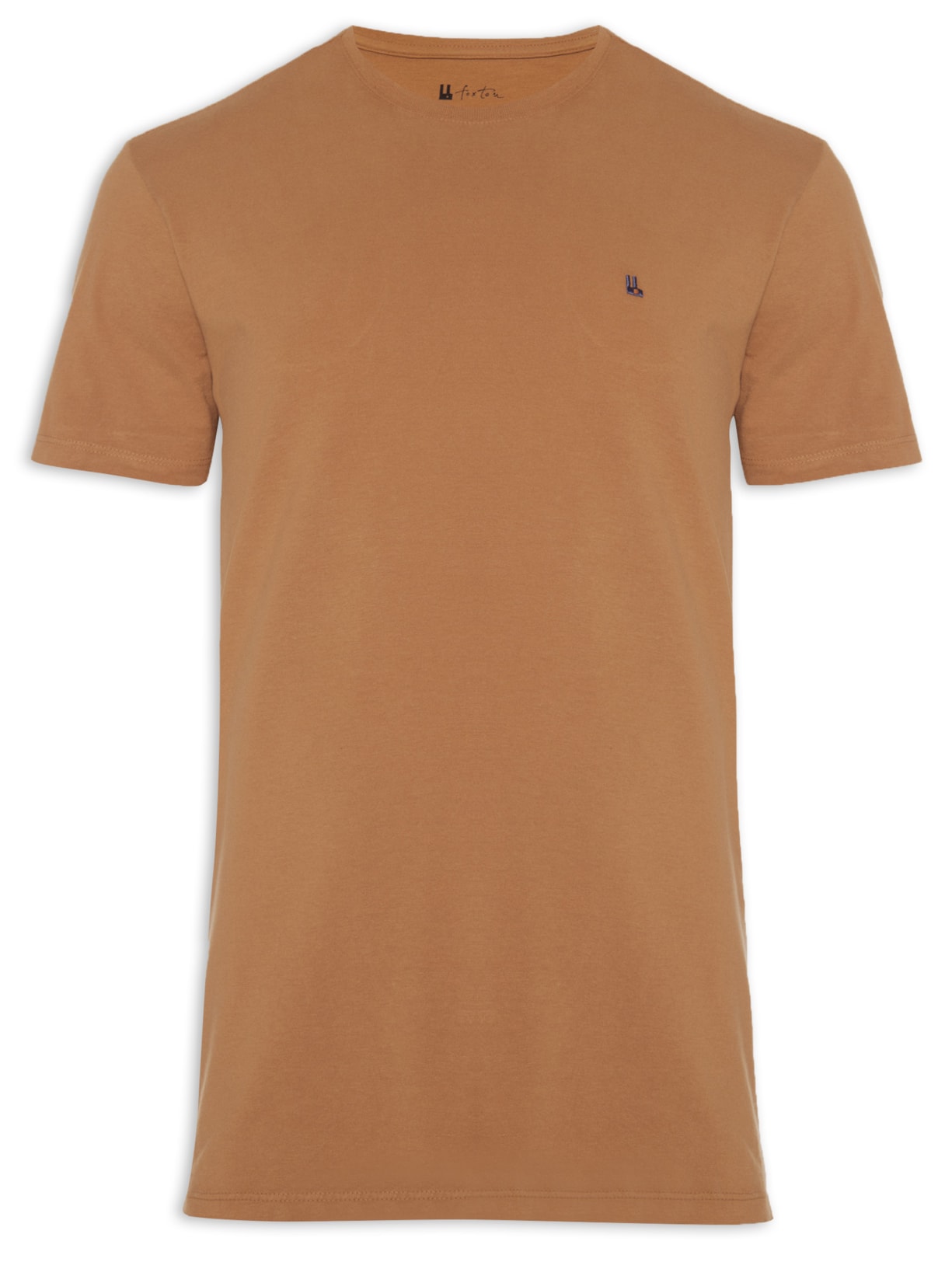 Tshirt Masculina Logo - Marrom