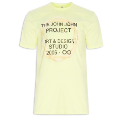 Tshirt Masculina Rg Project - Amarelo