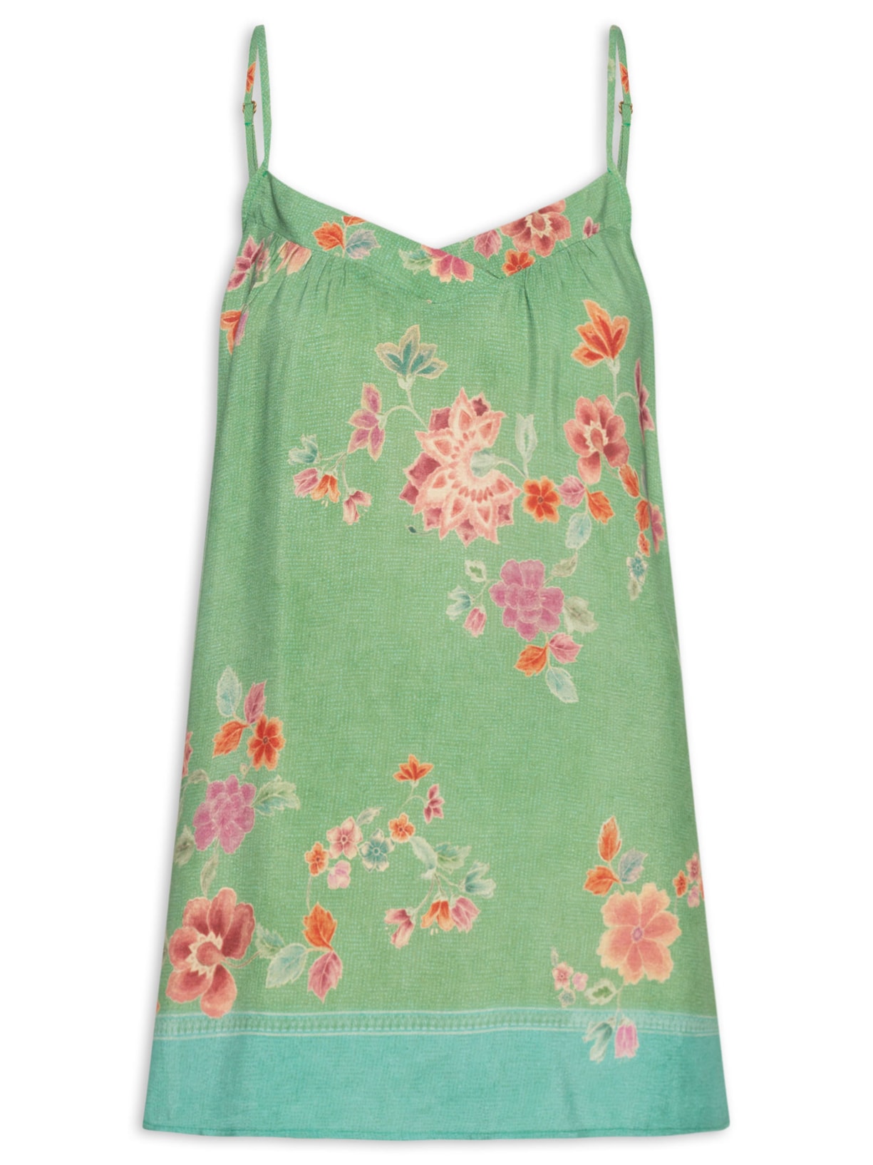 Túnica Feminina Alcinha Estampa Bliss - Verde