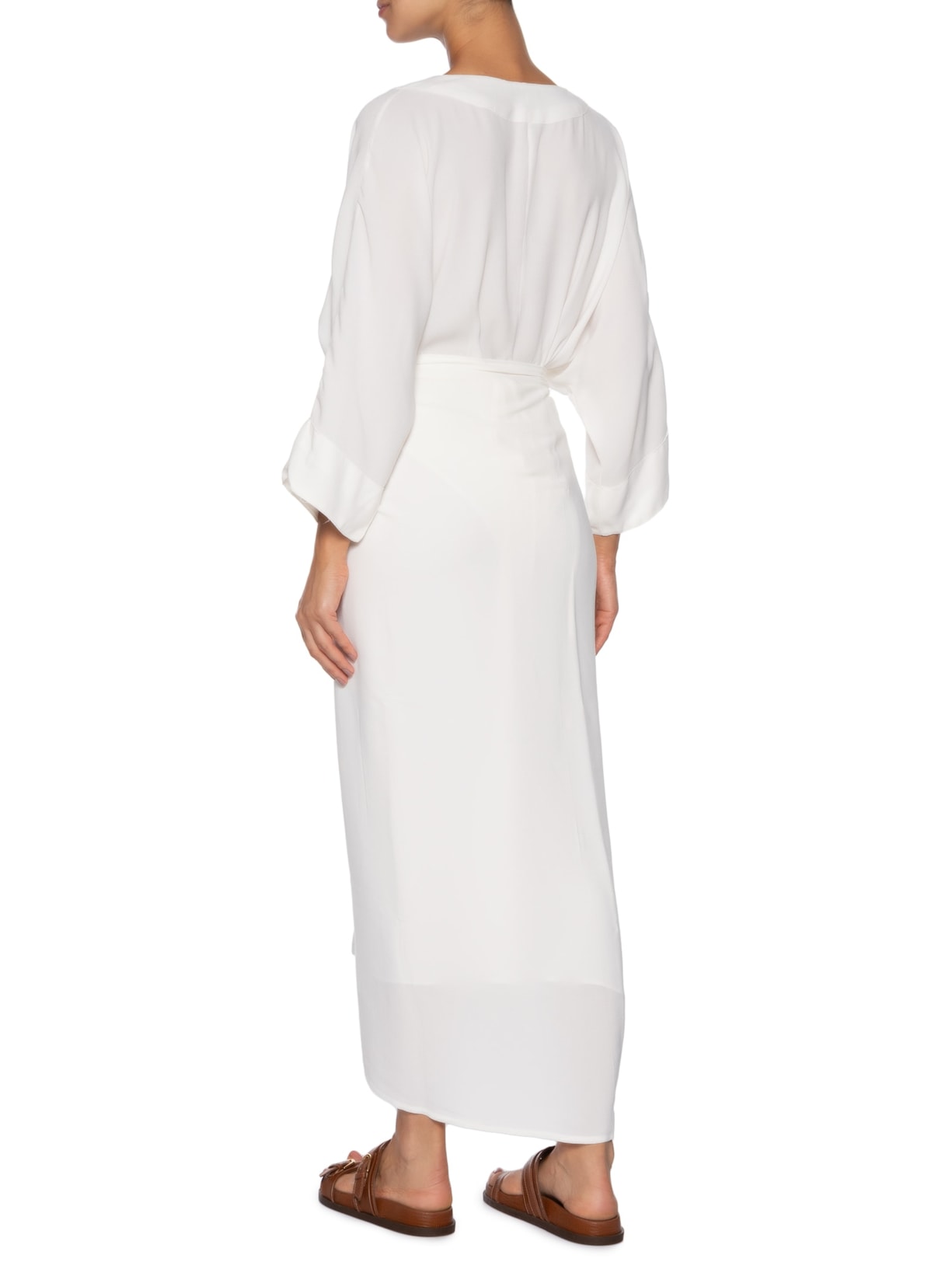 Túnica Feminina Amarração Branco Haight