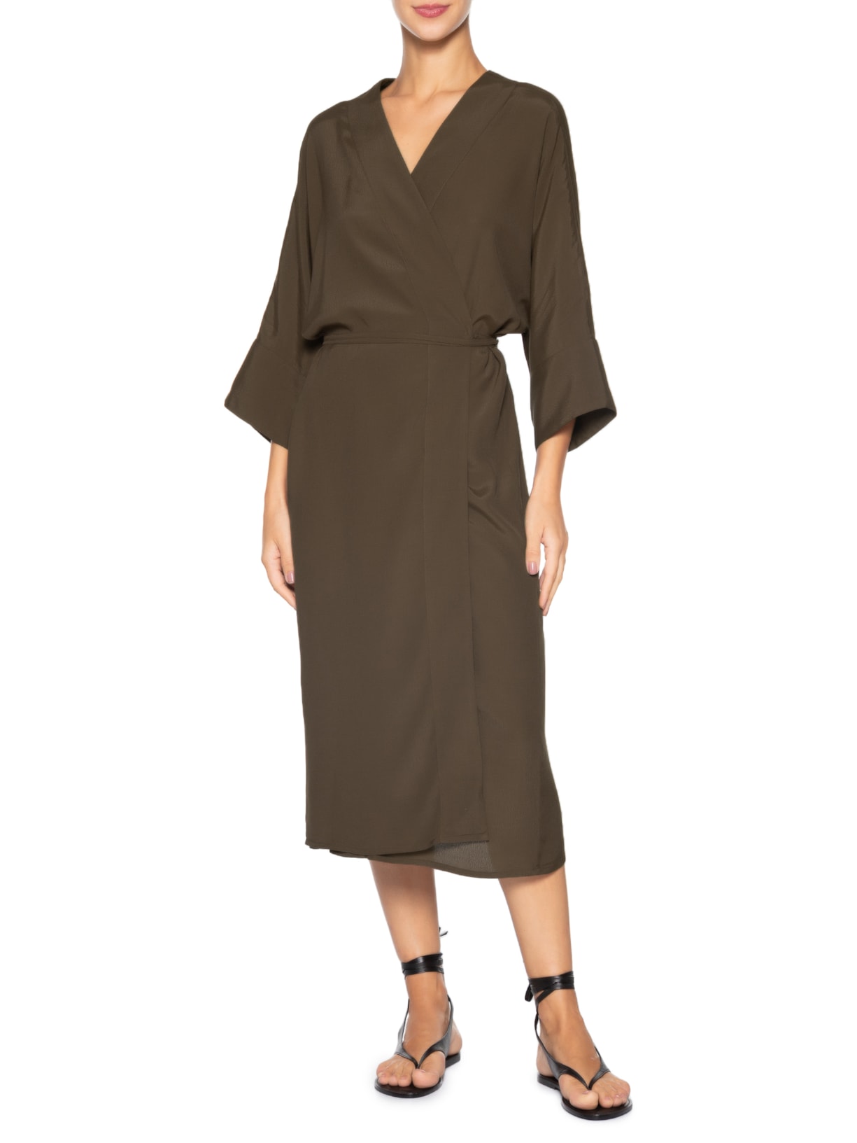 Túnica Feminina Amarração Marrom Haight