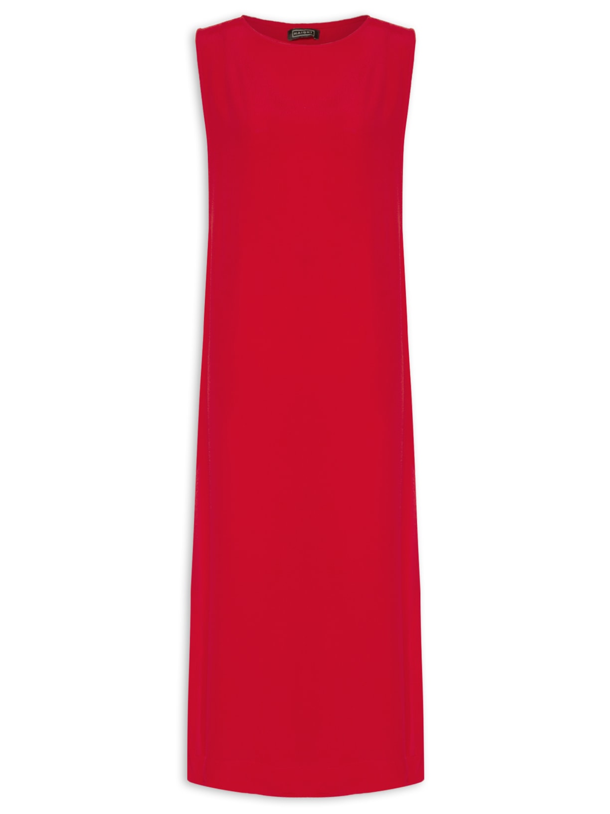 Túnica Feminina Cavada Midi Desvio - Vermelho