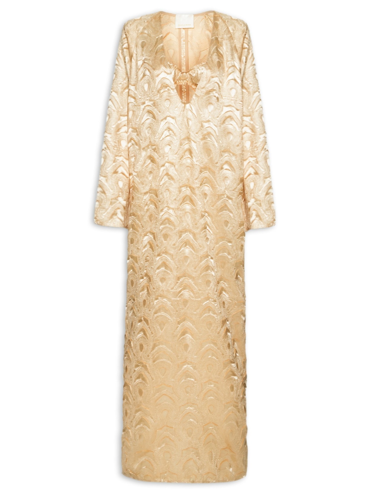 Túnica Feminina Cetim Queen - Bege