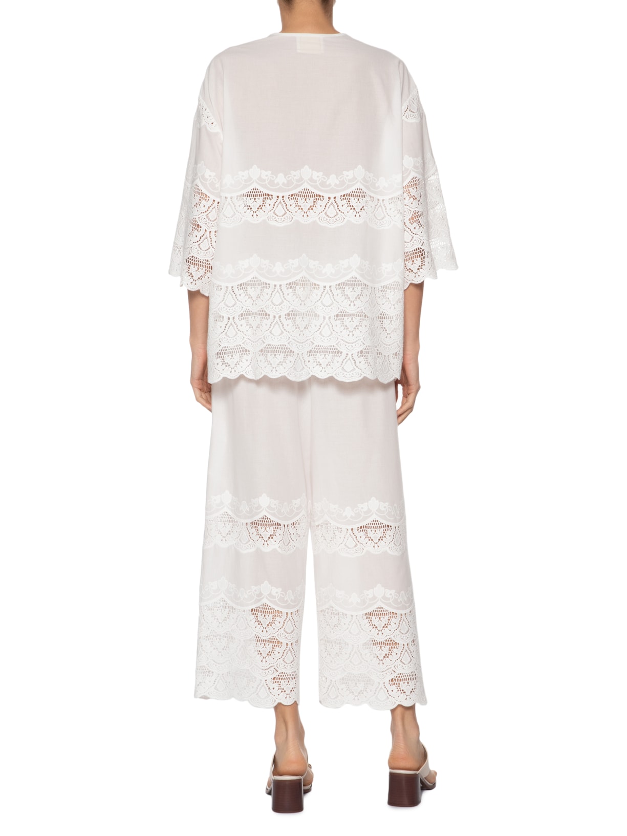 Túnica Feminina Cotton Mesquita Branco Paula Raia