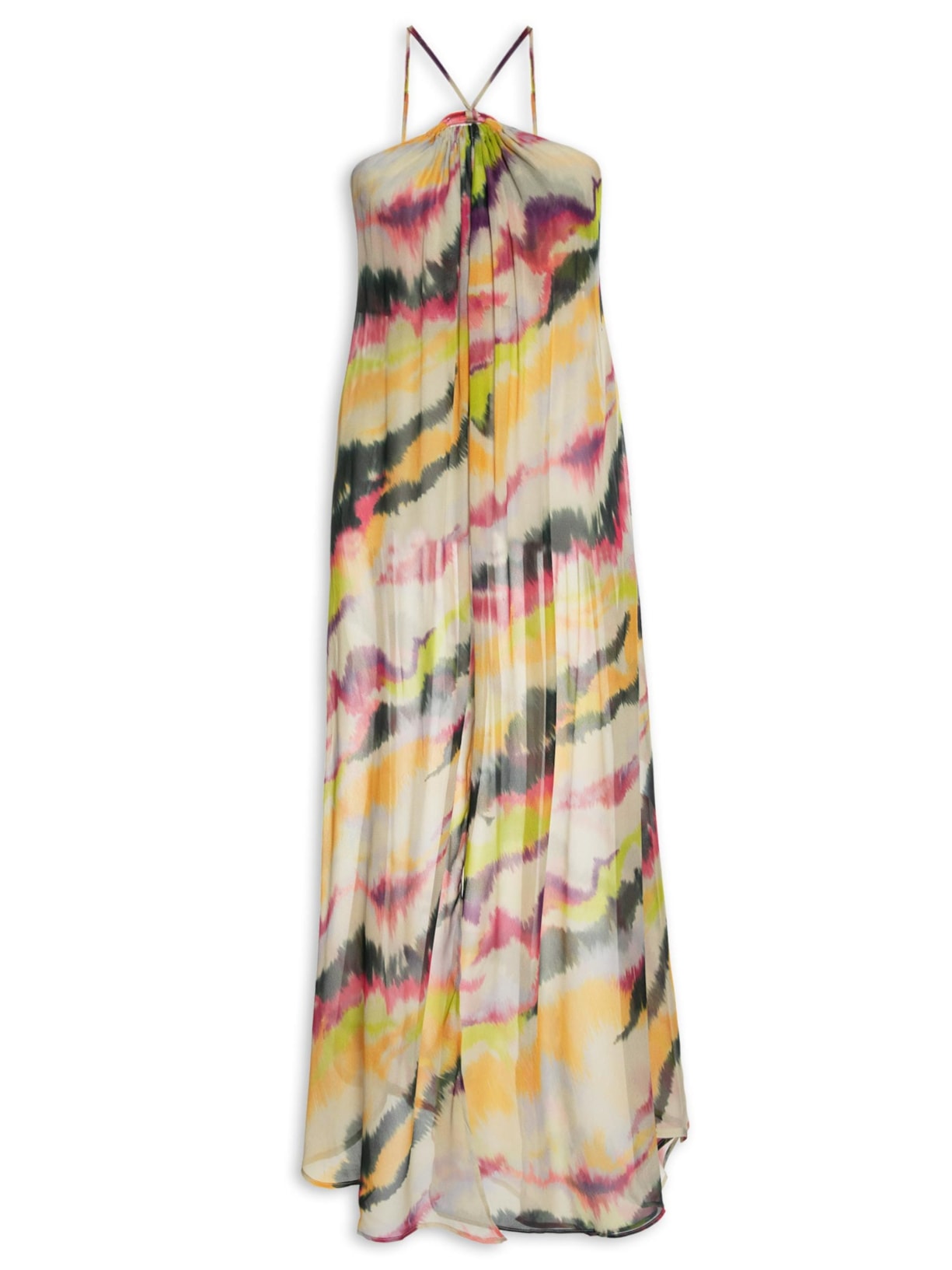 Túnica Feminina Estampa Crayon - Bege