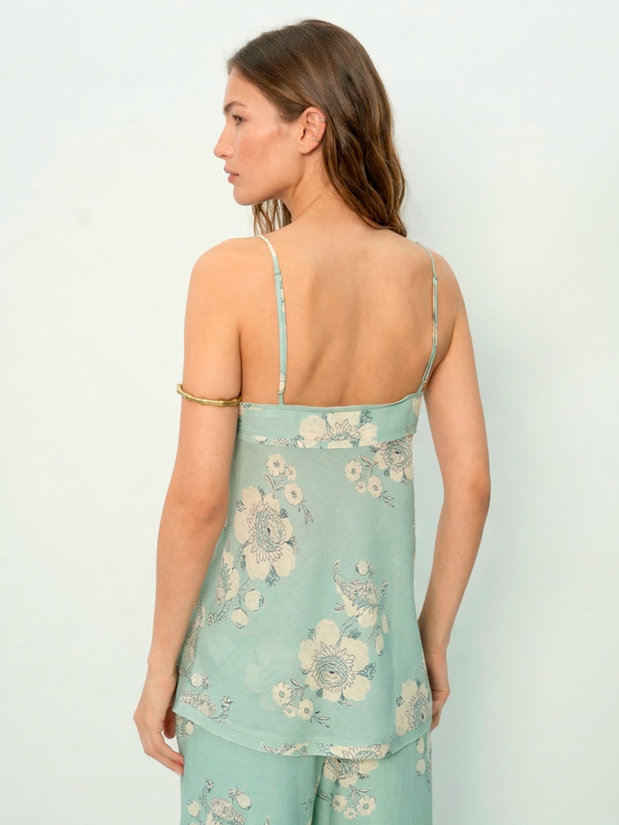 Túnica Feminina Estampa Fluer B Azul Maria Filó