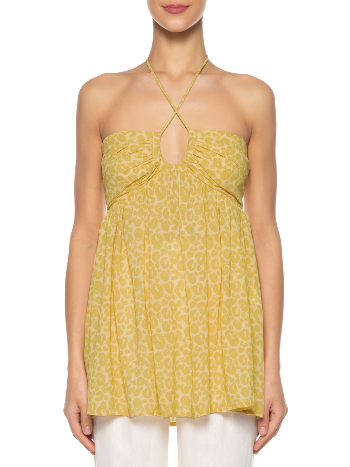 Túnica Feminina Estampa Maragogi Siciliano Amarelo Maria Filó